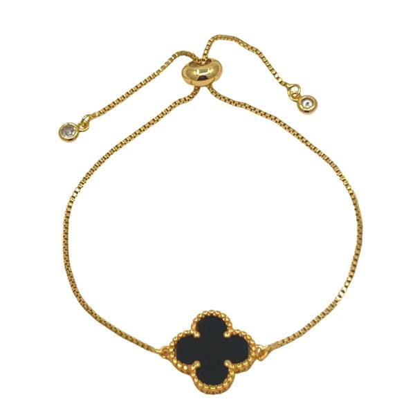 Clover Bracelet Black