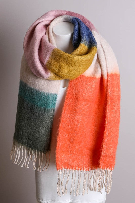 Color Block Scarf