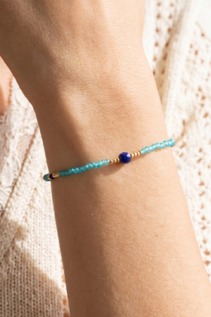 Crystal Mini Bead Stretch Bracelet