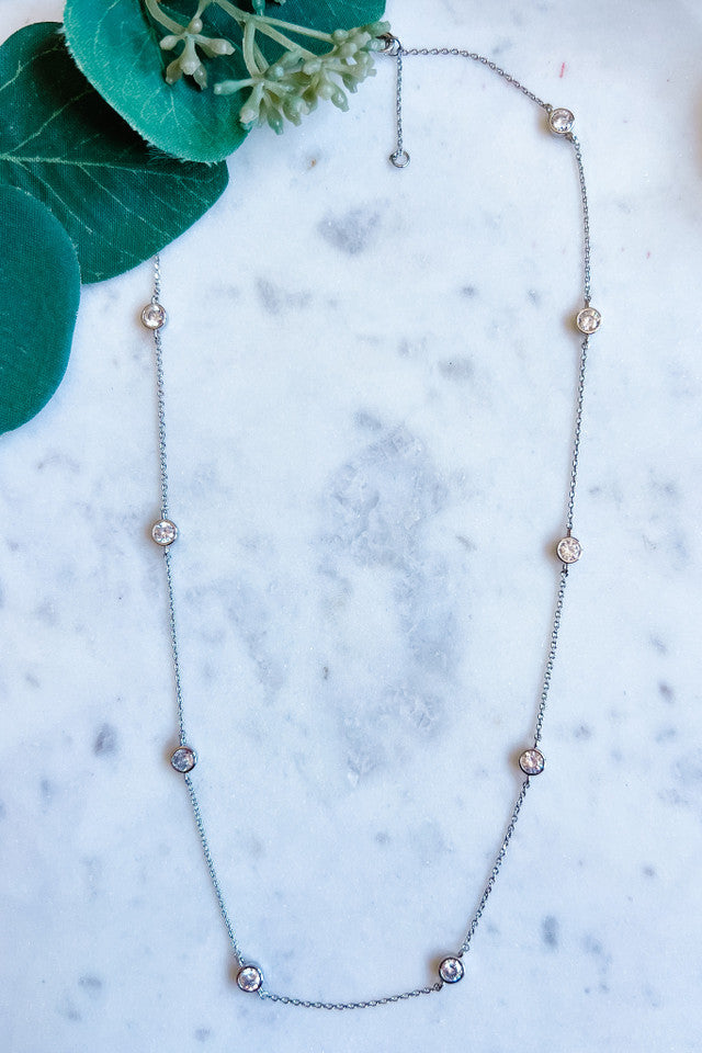 Station CZ Necklace