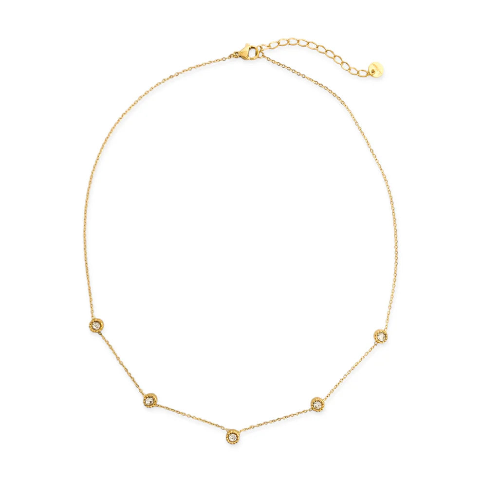 CZ Stud Necklace