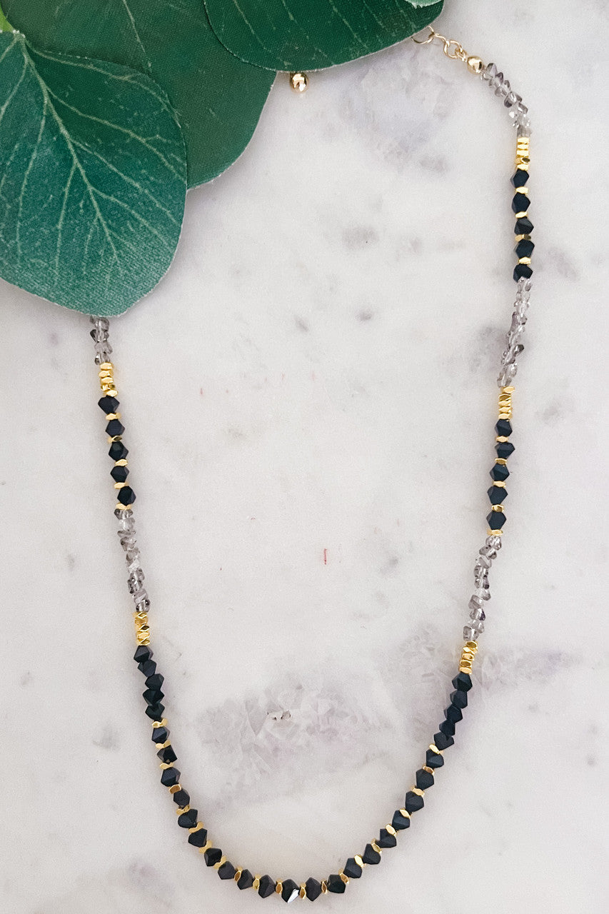 Dainty Glass Bead Necklace