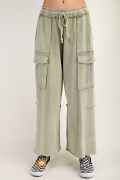 Dalary Washed Wide Cargo Pants