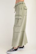 Dalary Washed Wide Cargo Pants