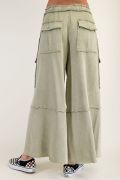 Dalary Washed Wide Cargo Pants