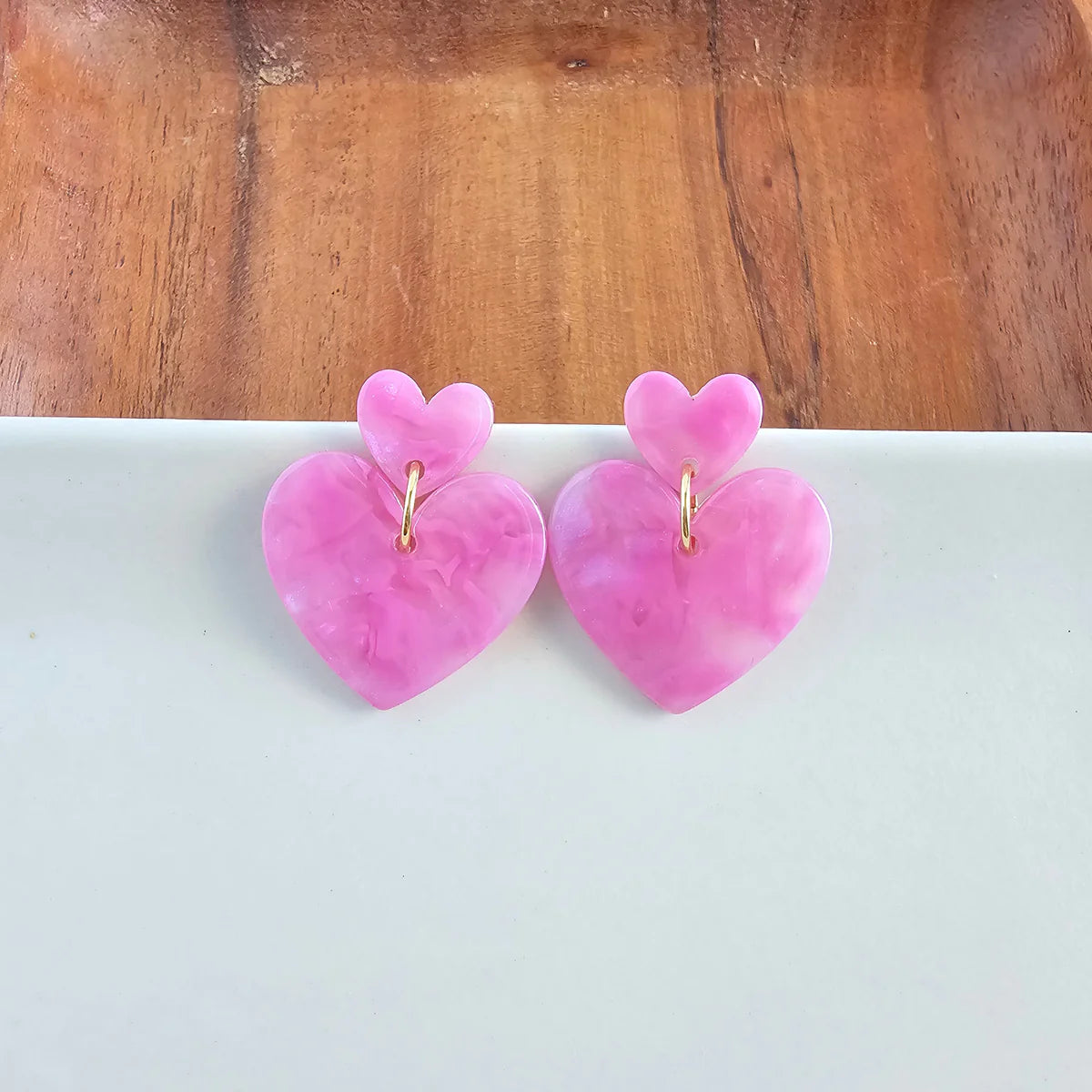 Darling Heart Earrings Bubblegum