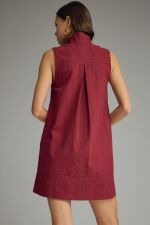 Dayna Stand Collar Sleeveless Dress