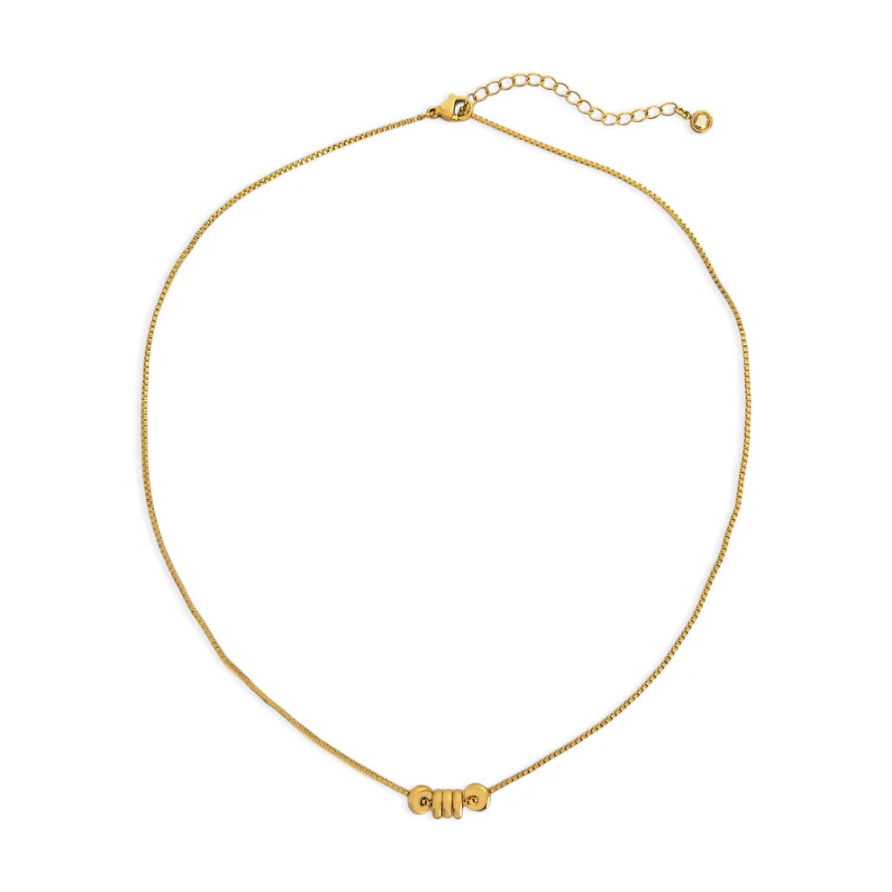 Disc Cable Chain Necklace