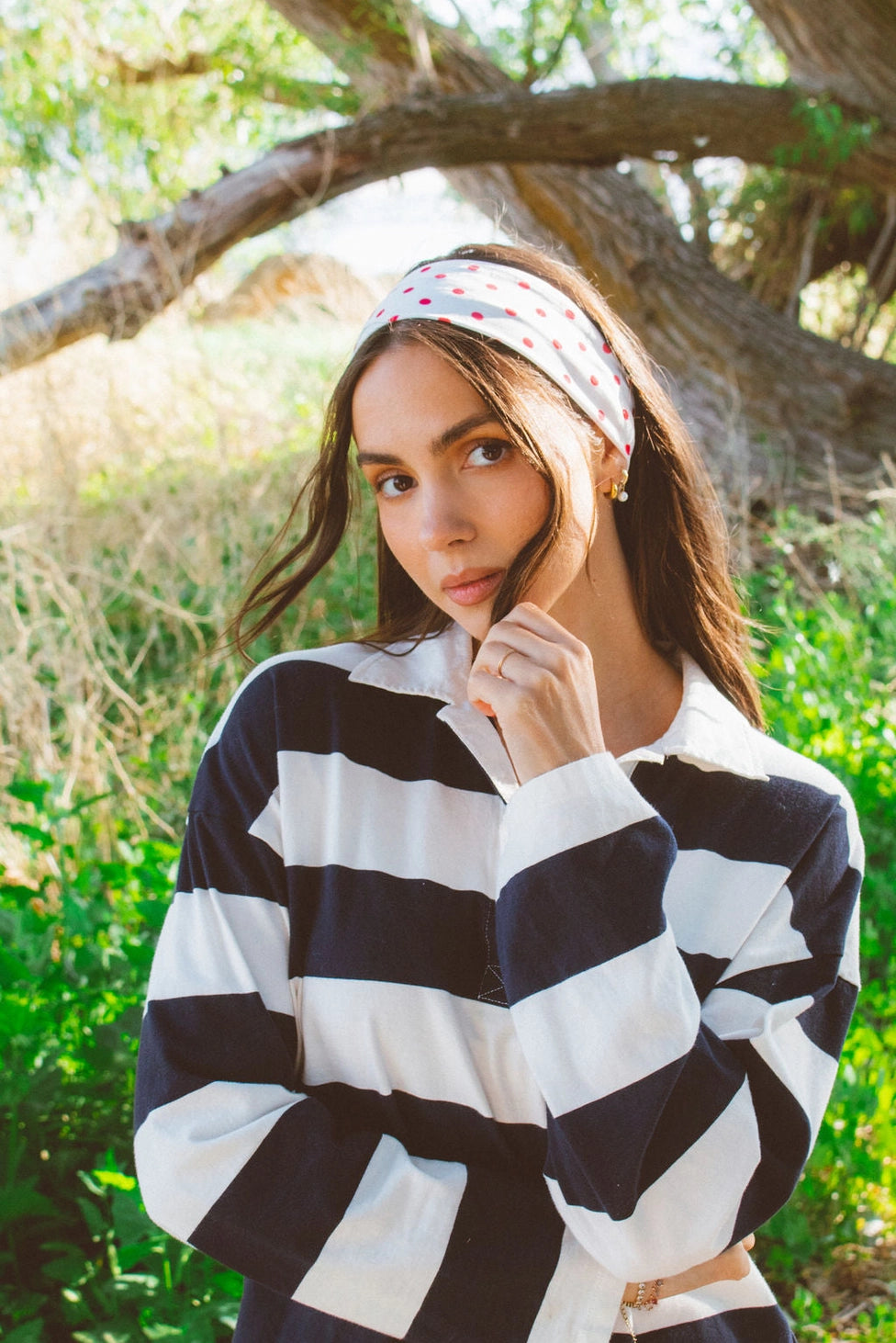 Polka Dot Stretch Headband