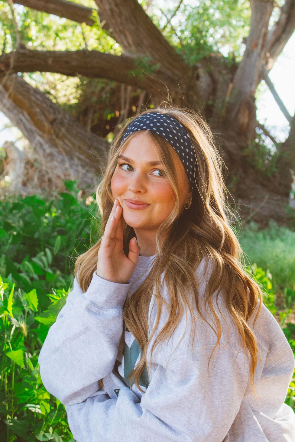Polka Dot Stretch Headband