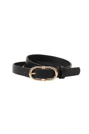 Thin Double Buckle Belt