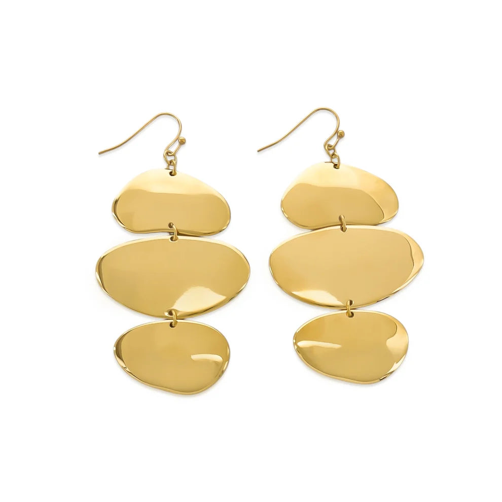 Abstract Earring Stack