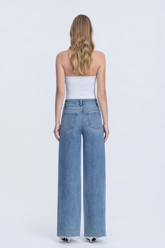 Ellie Super High Rise Wide Leg Jeans