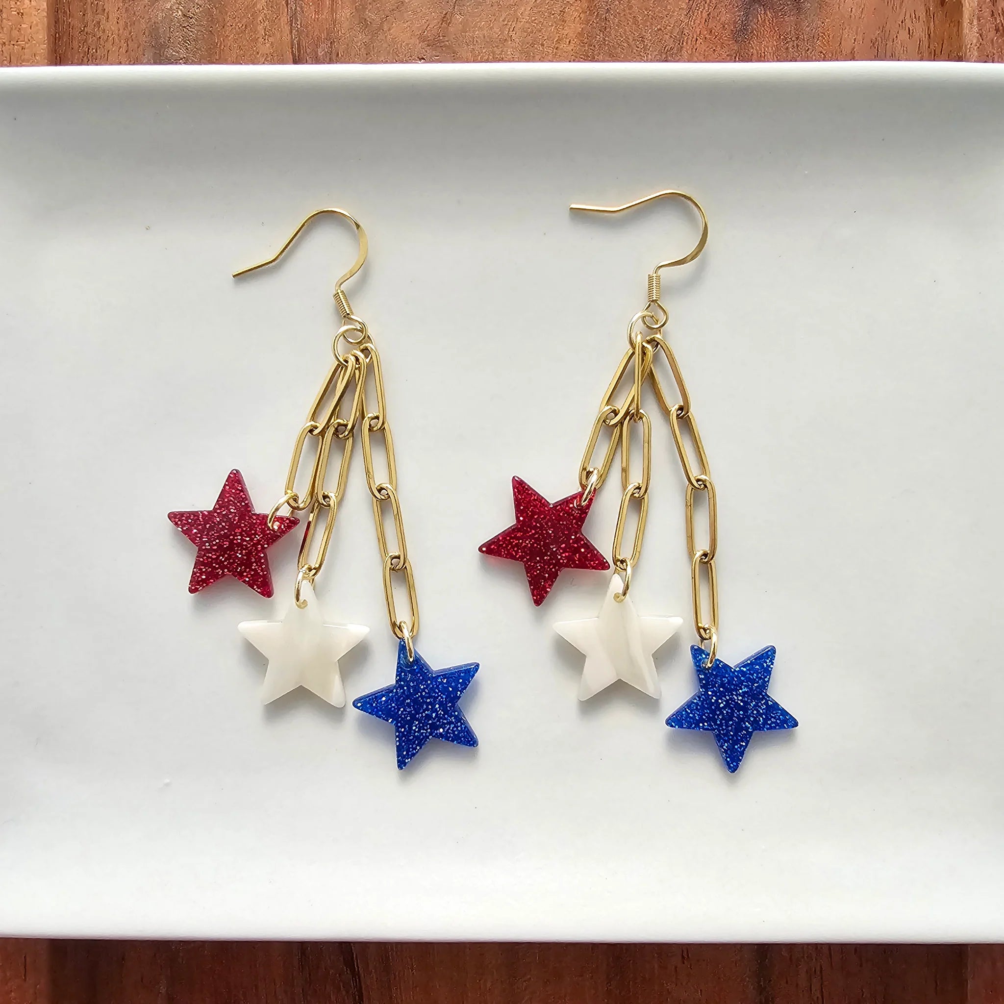 Firework Star Earrings