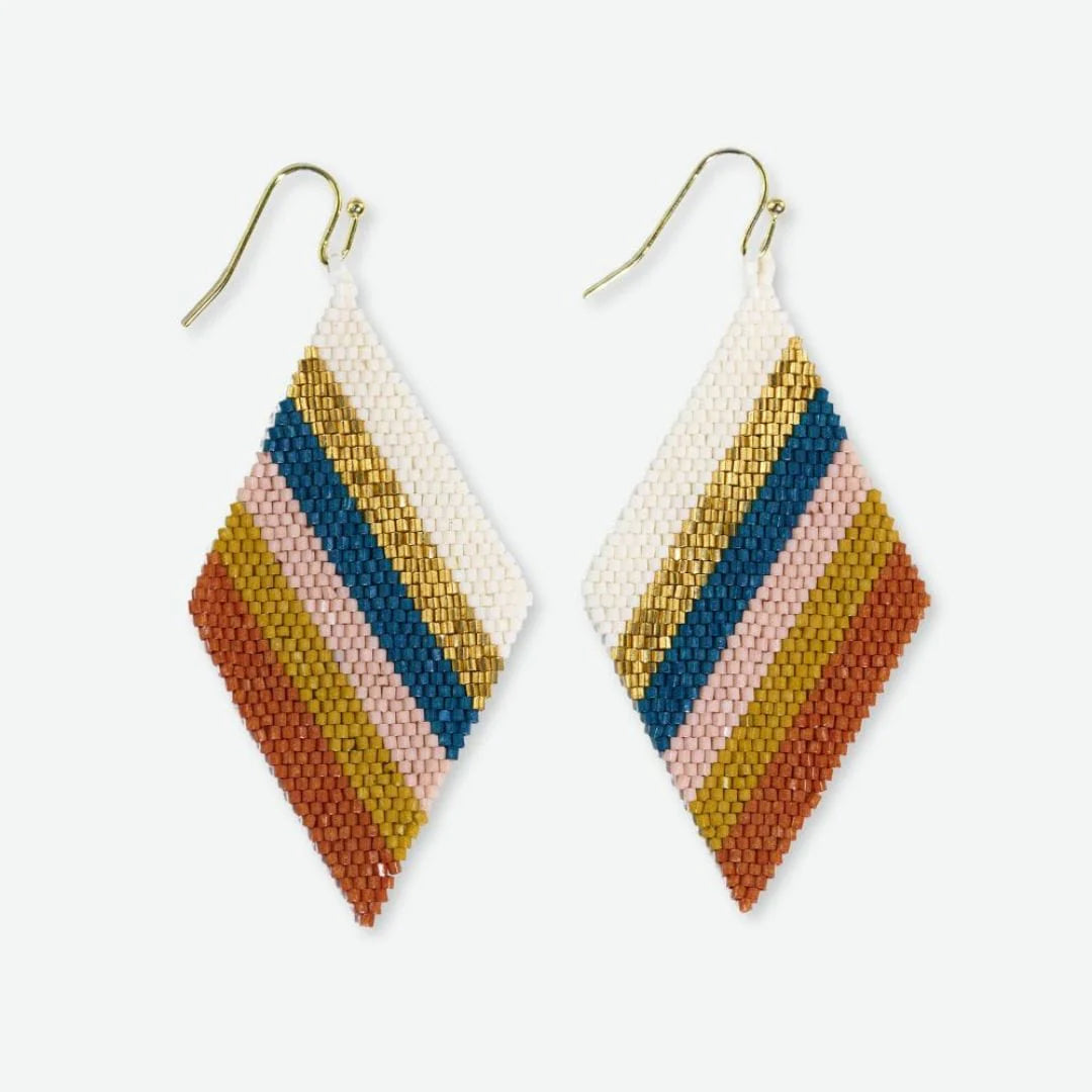 Frida Diagonal Stripe Bead Desert