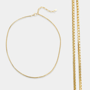 Glossy Cable Chain Necklace