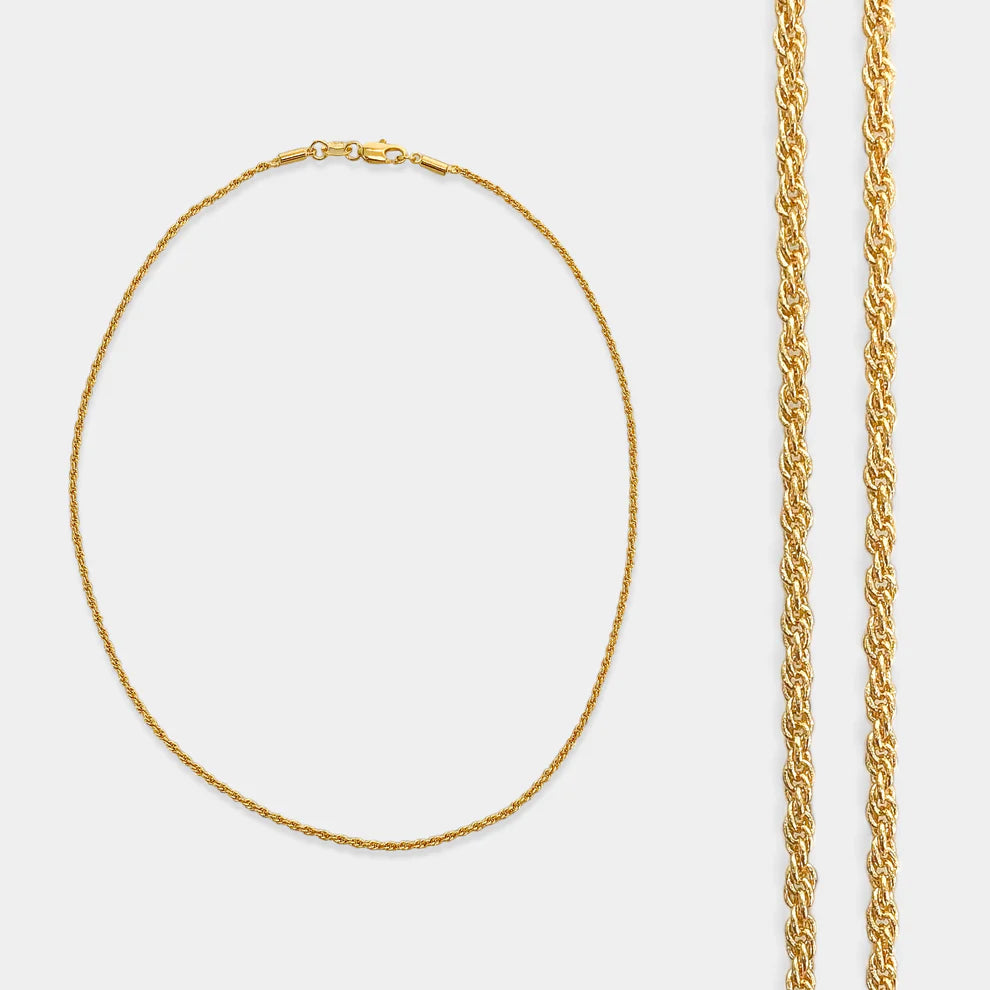 Gold Twisted Rope Chain