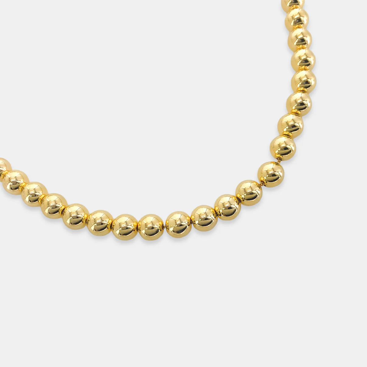 Gold Filled Chunky Sphere Necklace