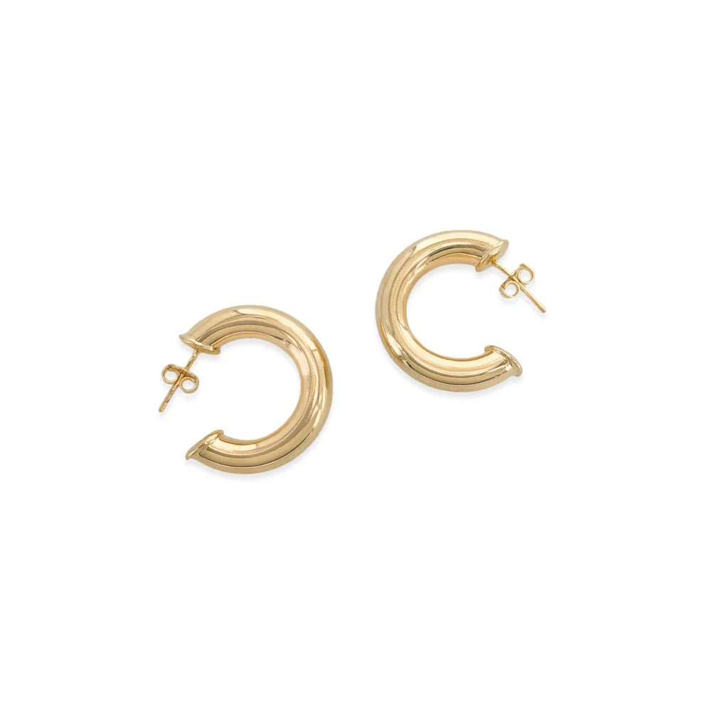 Gold Filled Small Tube Hoops