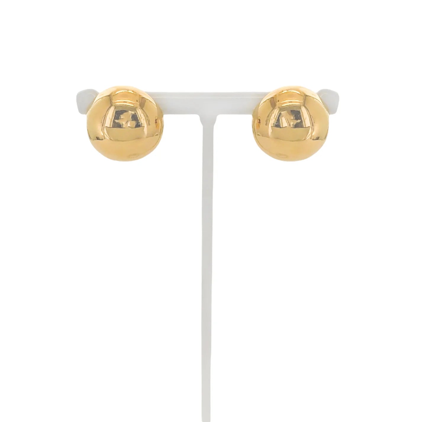 Gold XL Stud Earrings