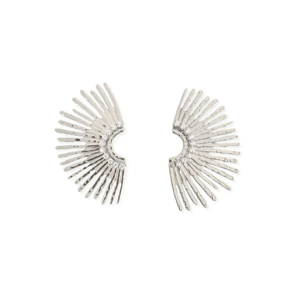 Half Sunburst Earrings