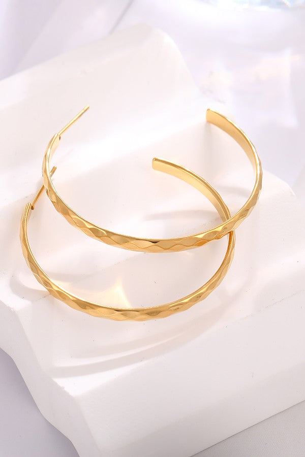 Hammered Hoops
