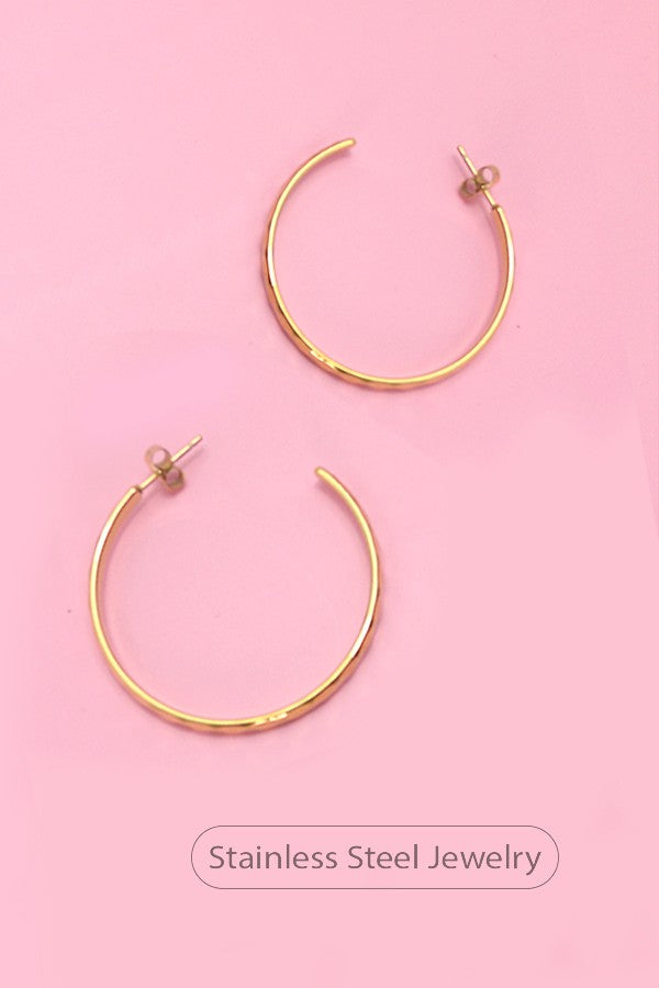 Hammered Hoops