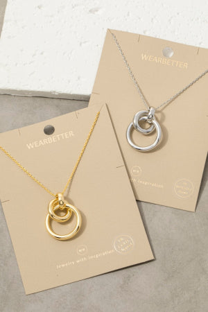 Interlocking Circle Necklace
