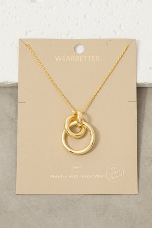 Interlocking Circle Necklace