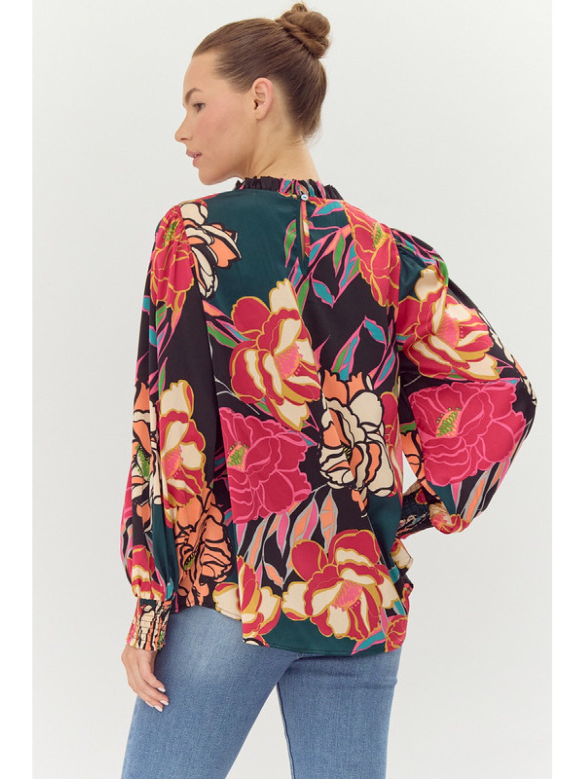 Kenara Floral Satin Top