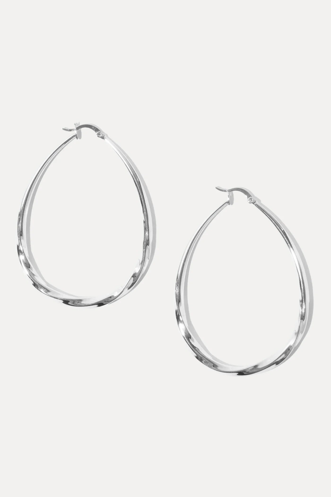 Karlie Hoop Earrings Silver