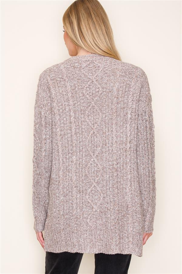 Liza Open Cable Cardigan