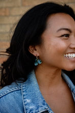 Magnolia Hoops- Alpine Green