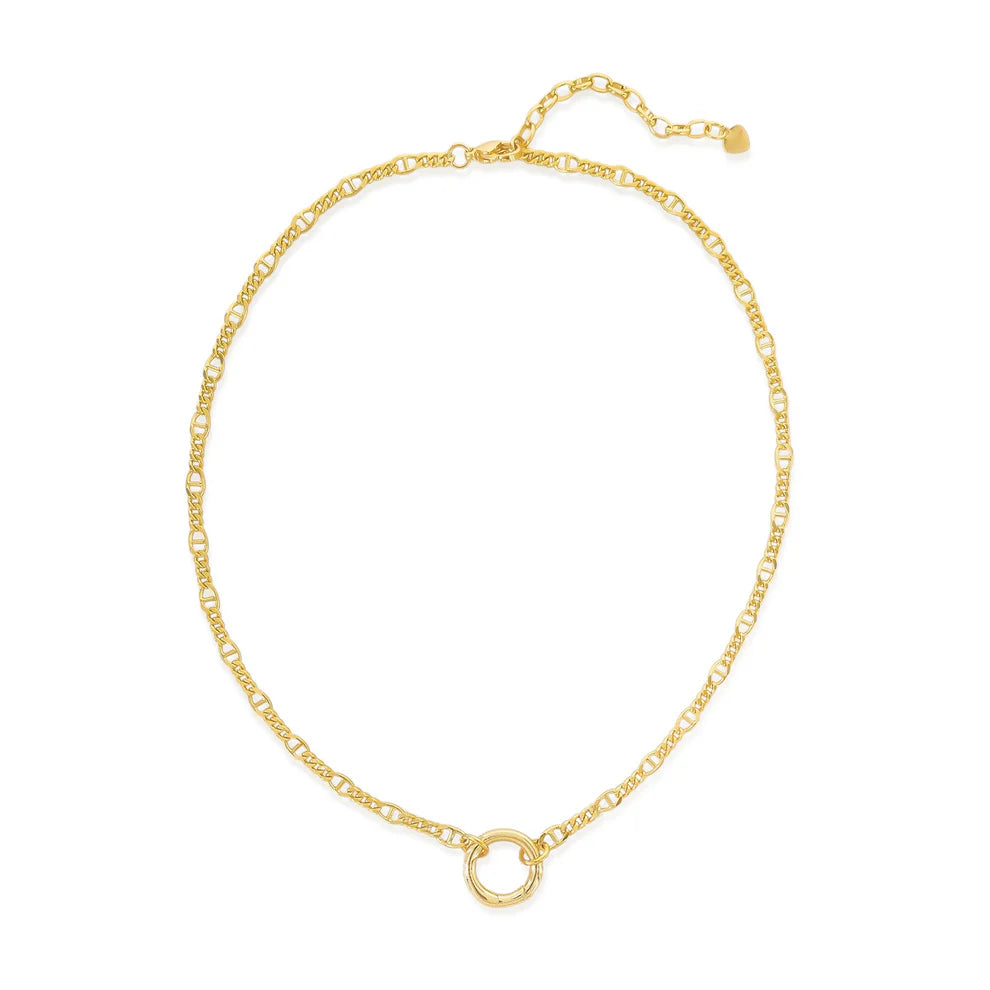 Spring Ring Mariner Chain Necklace
