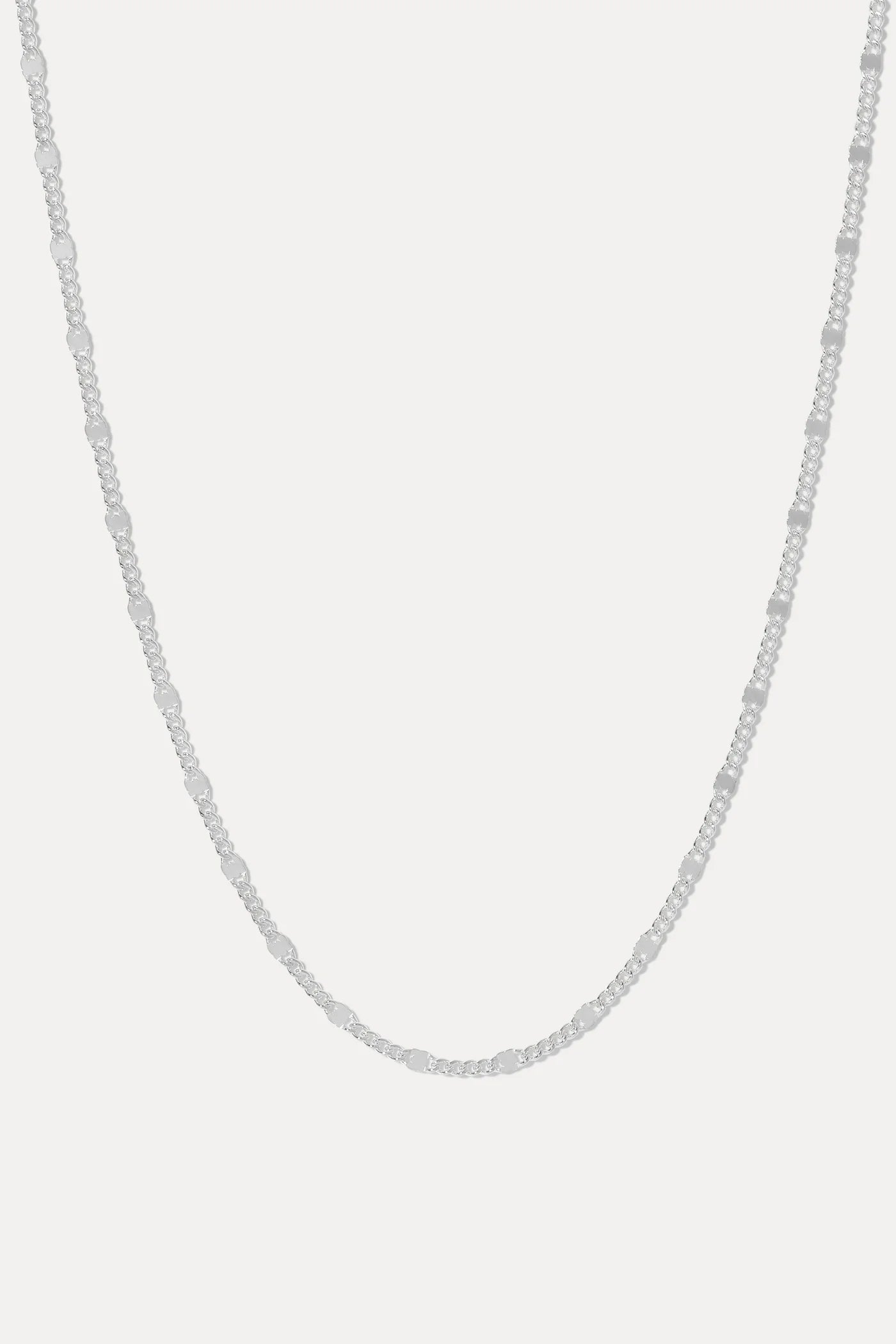 Lola Charm Necklace Silver