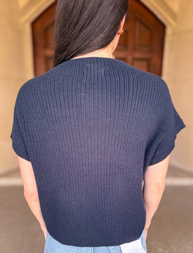 Mena Pocket Crop Sweater