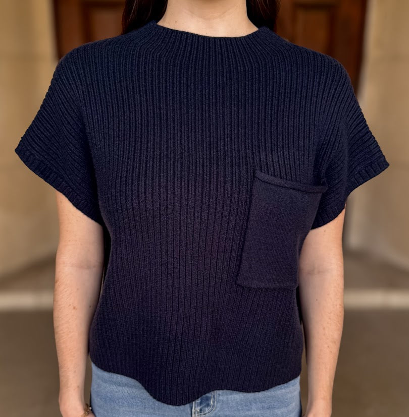 Mena Pocket Crop Sweater