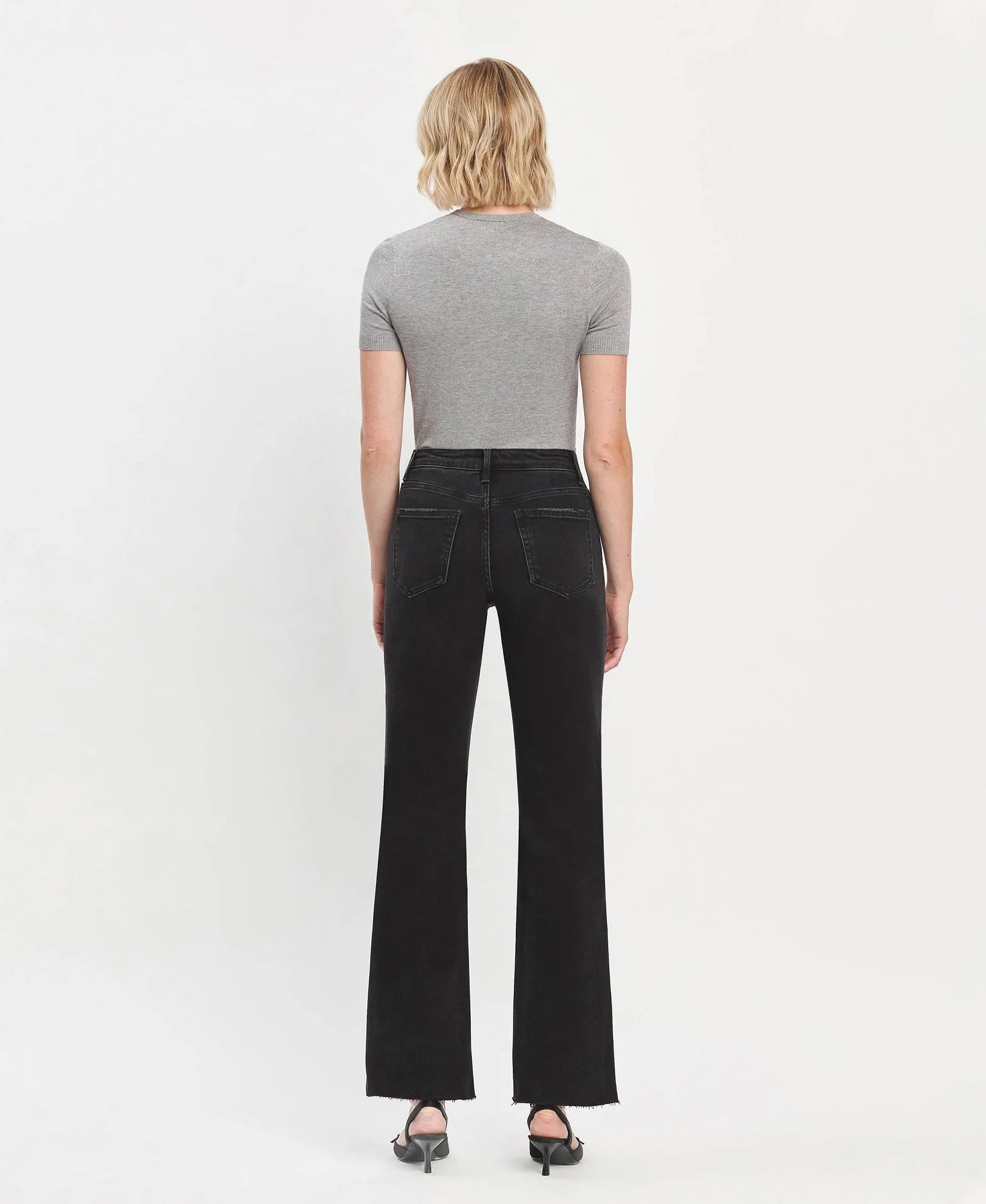 Mindy High Rise Slim Wide Jean