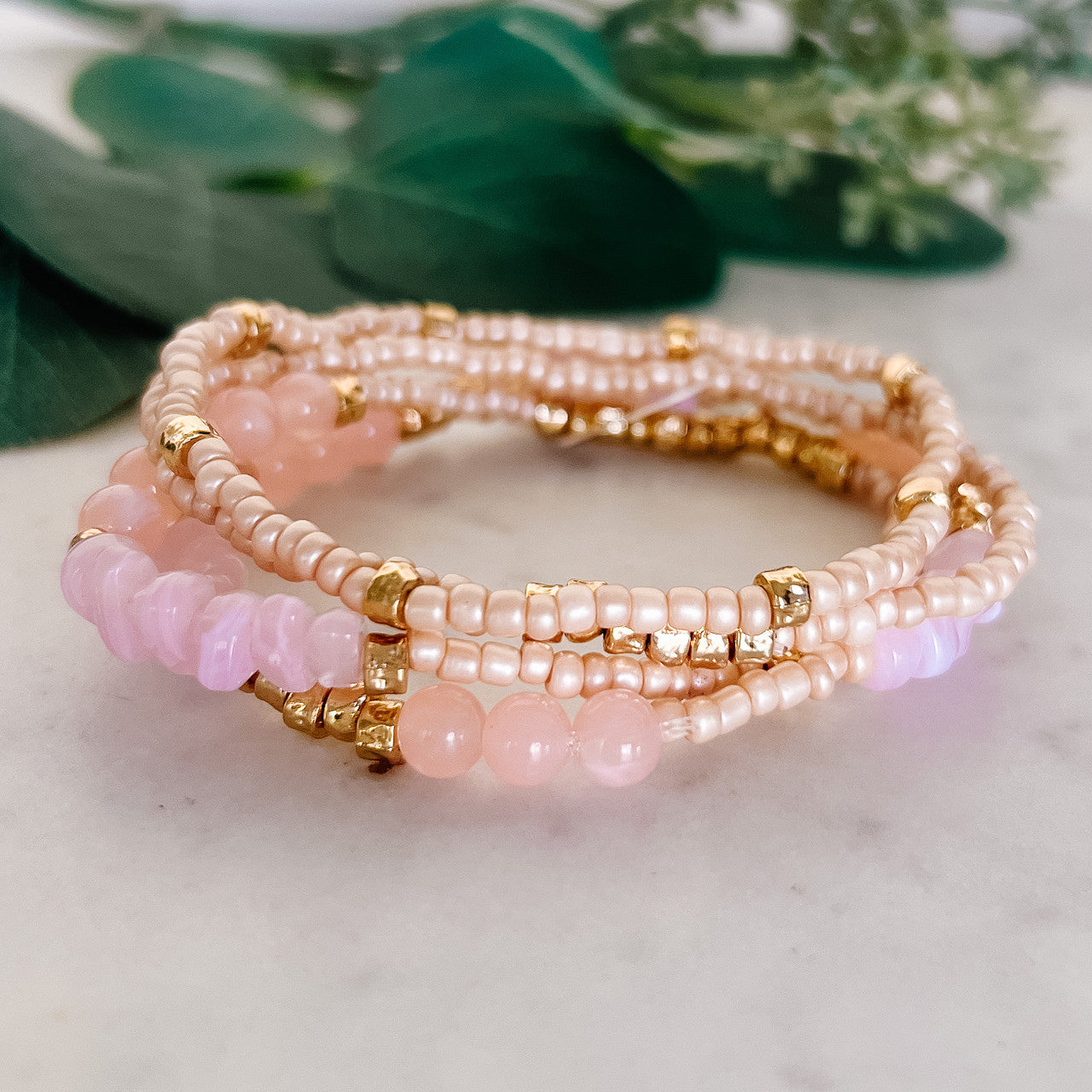 Mini Mixed Bead Bracelet Set