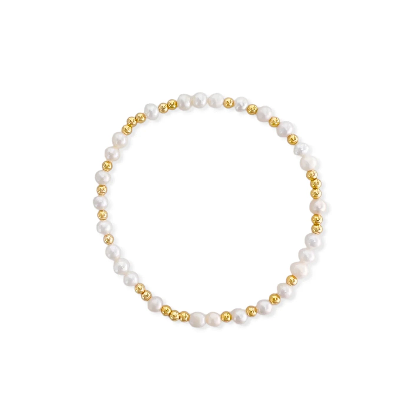 Mini Pearl Bead Stretch Bracelet