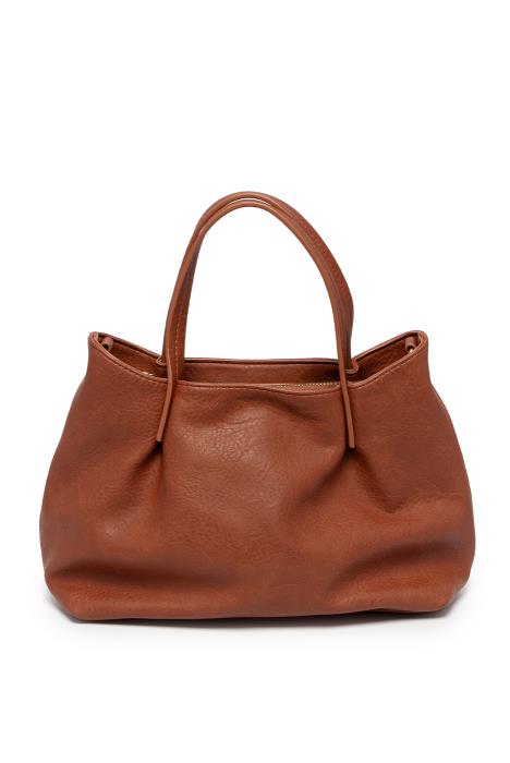 Nikki Pleated Satchel Bag