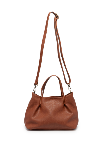 Nikki Pleated Satchel Bag