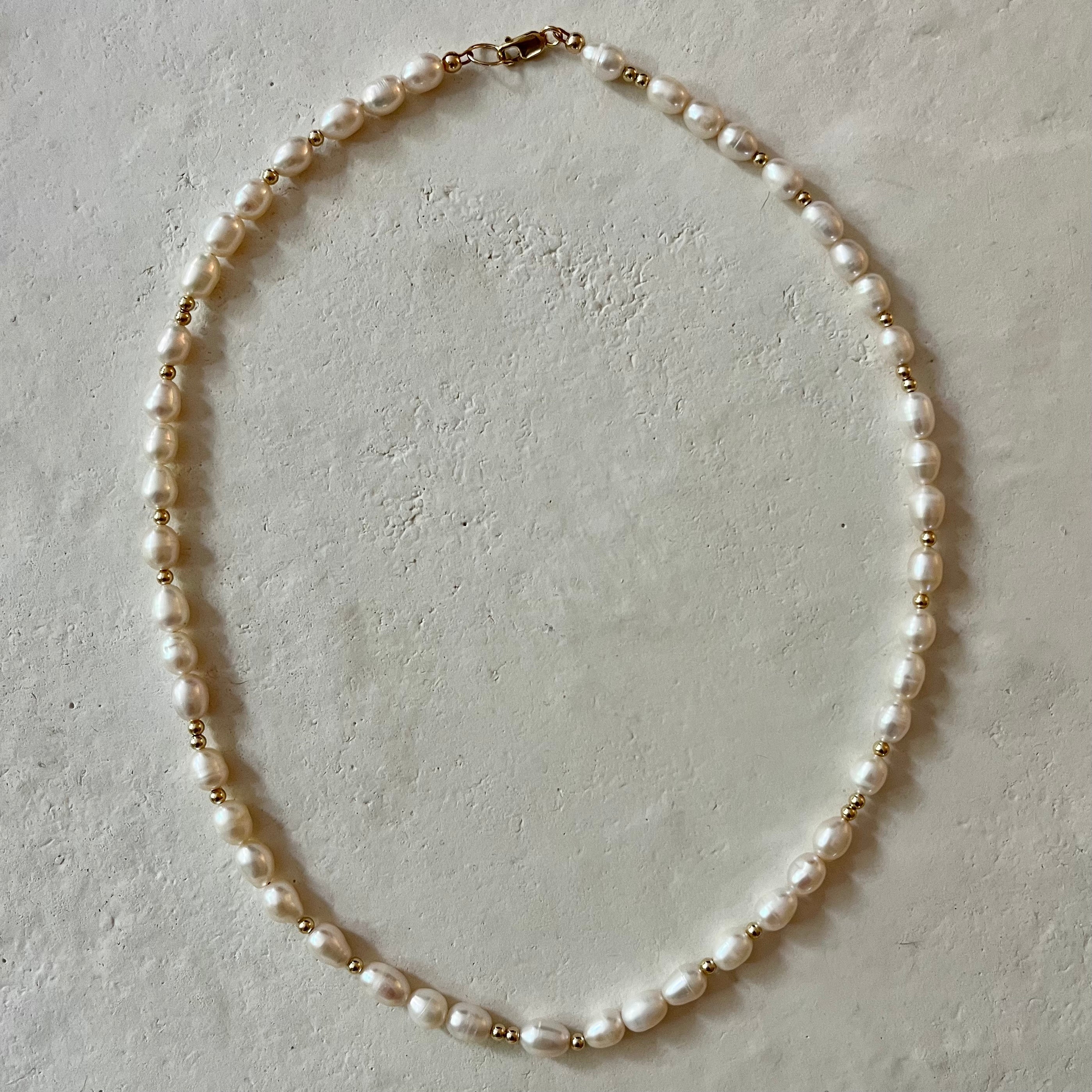 Oraza Genuine Pearl Necklace