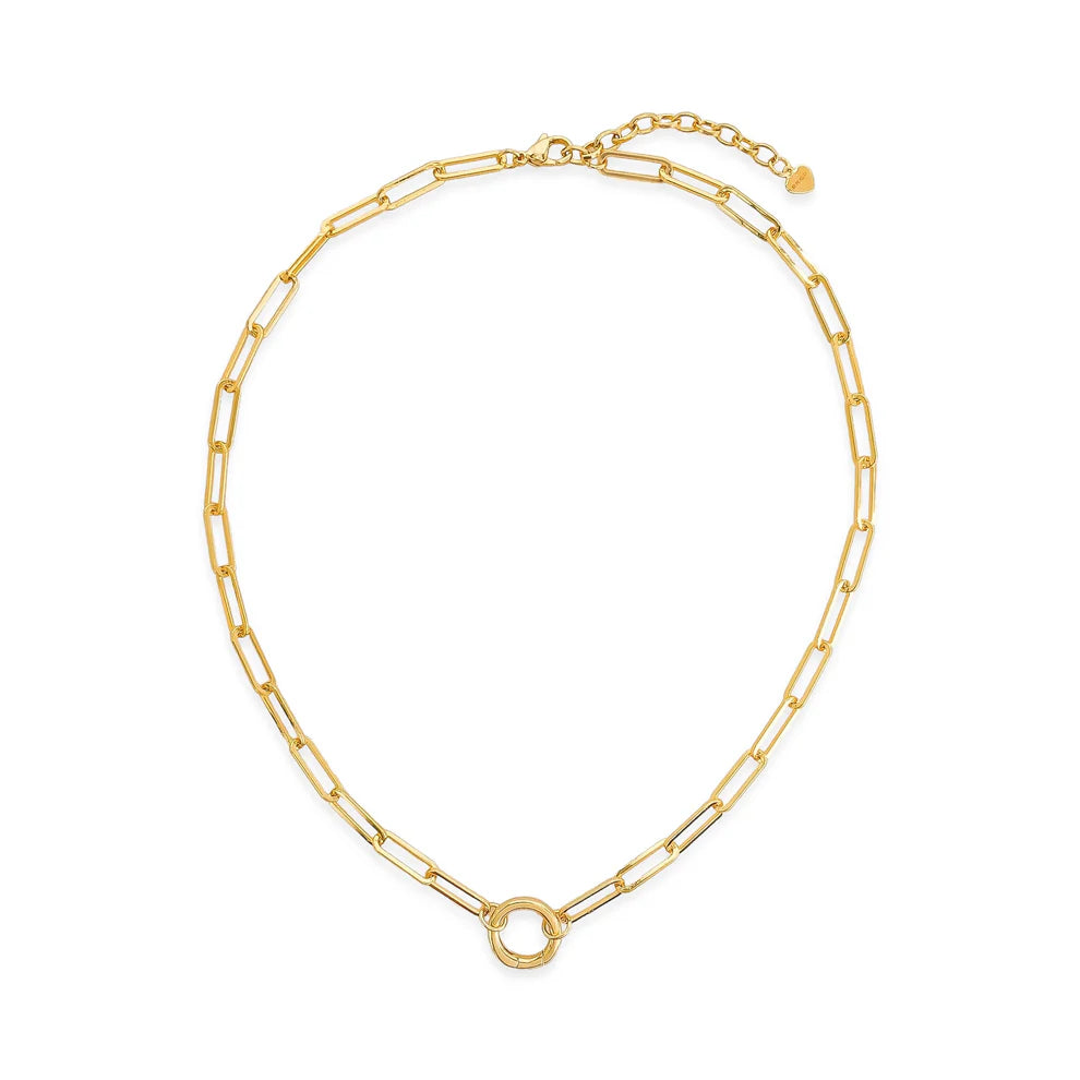 Paperclip Ring Necklace
