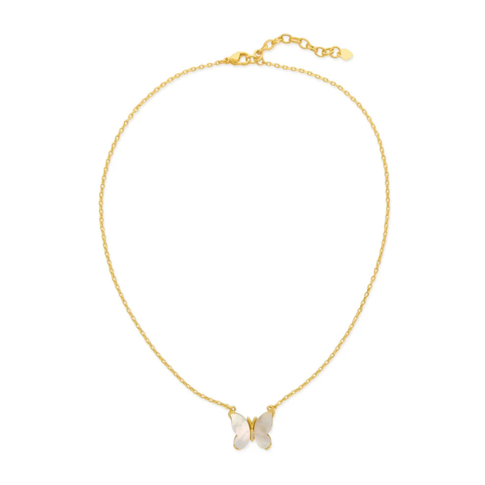 Pearl Butterfly Necklace