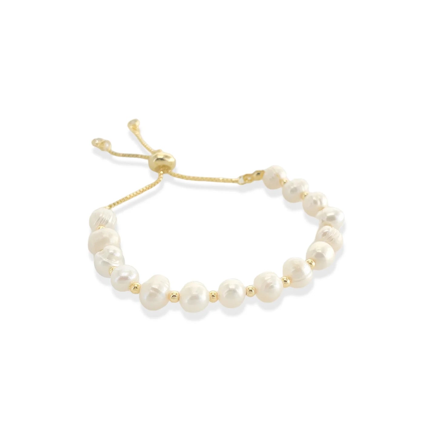 Pearl Drawstring Bracelet
