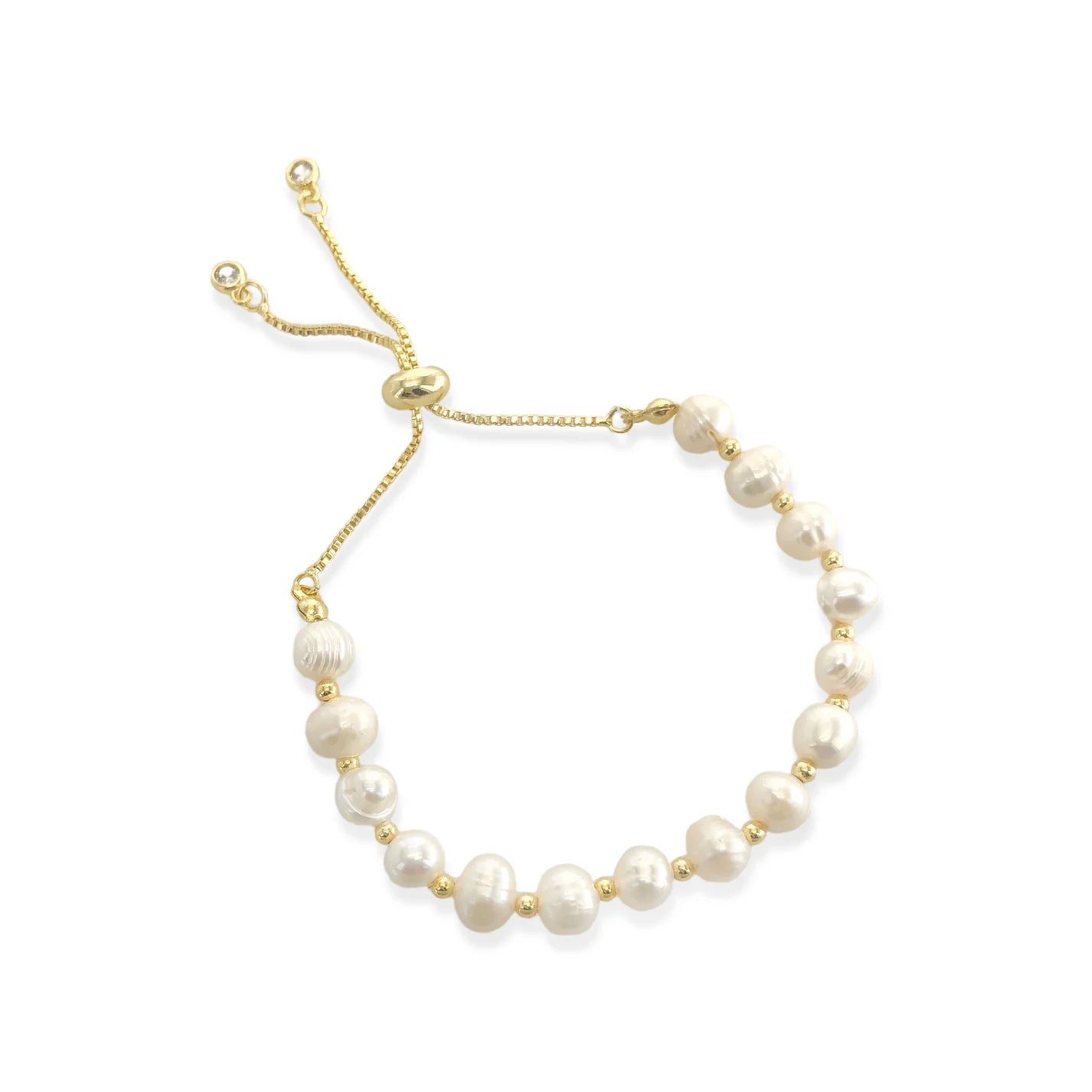 Pearl Drawstring Bracelet