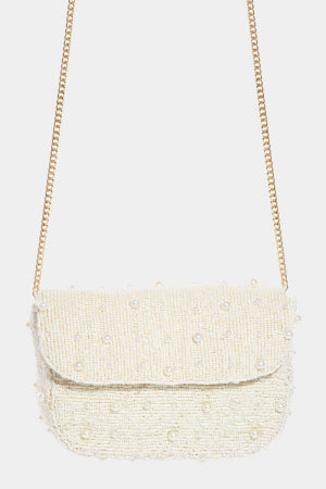 Pearl Seed Bead Handbag