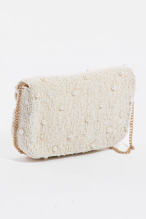 Pearl Seed Bead Handbag