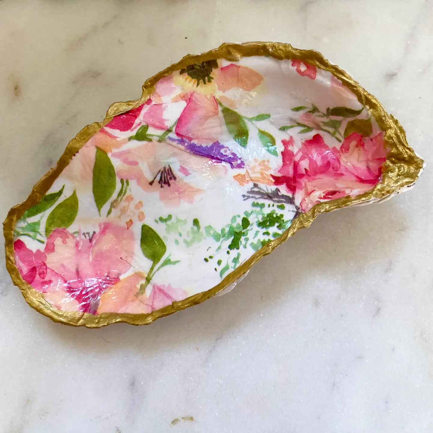 Pink Oyster Jewelry Dish